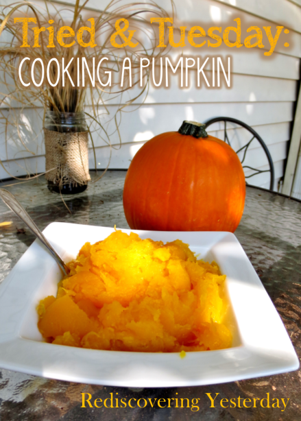 Tried and Tuesday Cooking A Pumpkin