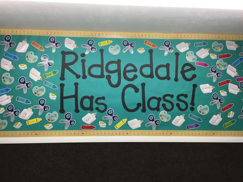 Our School Has Class Name Board - Back to school bulletin baords | Rediscovering Yesterday